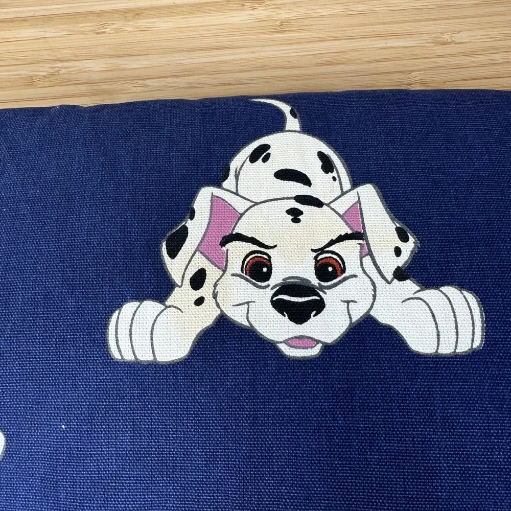 Vintage Disney 101 Dalmatians Town Country Living Pillow Square Multicolor 17.5